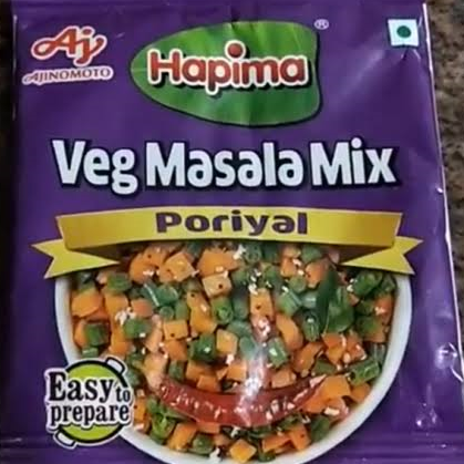 Hapima veg masala mix/ஹேப்பிமா பொரியல் 10rs